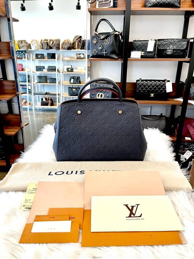 Daol Merchant Store Montaigne MM Empreinte Navy M42746 Condition A - LOUIS VUITTON - BALAAN 2