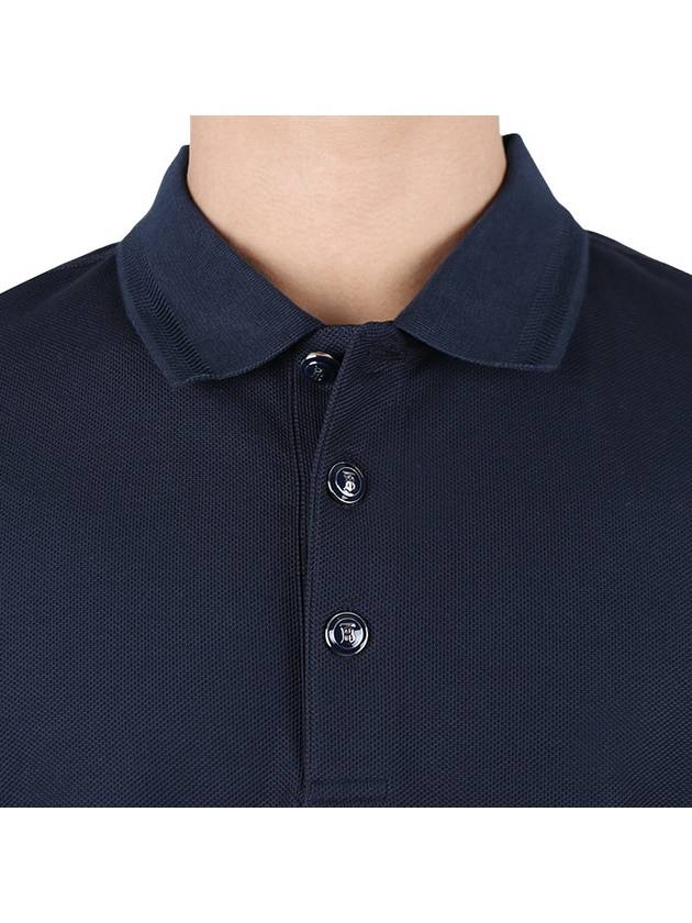 enamel logo button cotton PK shirt - BURBERRY - BALAAN 6