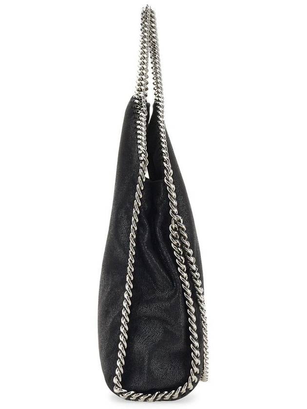 Falabella Fold Over Tote Bag Silver Black - STELLA MCCARTNEY - BALAAN 10