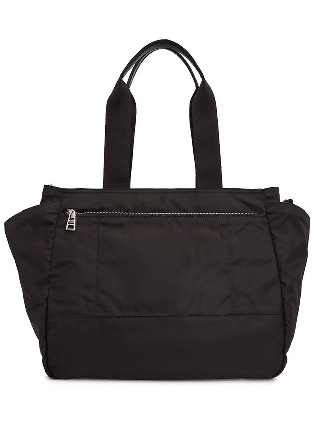 Triangle Logo Re-Nylon Baby Tote Bag Black - PRADA - BALAAN 7