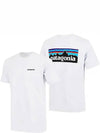 P 6 Logo Responsibili Short Sleeve T-Shirt White - PATAGONIA - BALAAN 3