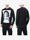 Men's Che Guevara Zipper Black Sweatshirt BJS233A E560S 01 - NEIL BARRETT - BALAAN 4