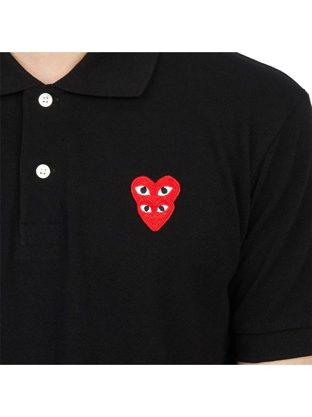 Men's Collar Short Sleeve TShirt AZ T290 051 1 - COMME DES GARCONS - BALAAN 8