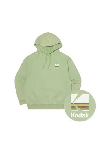 KODAK Apparel Rainbow Semi overfit Snow Washing Brushed Hood GREEN - KODO - BALAAN 1