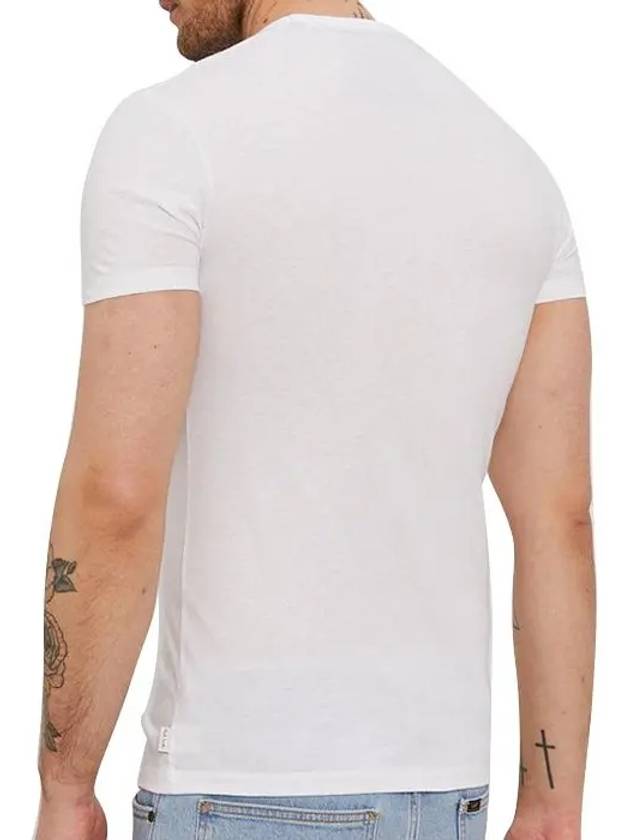 Men's Slimfit Short Sleeve T-Shirt White - PAUL SMITH - BALAAN 3