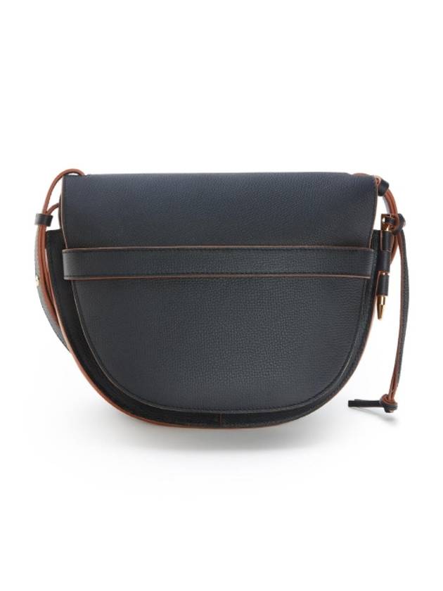 Gate Grain Leather Small Cross Bag Black - LOEWE - BALAAN 4