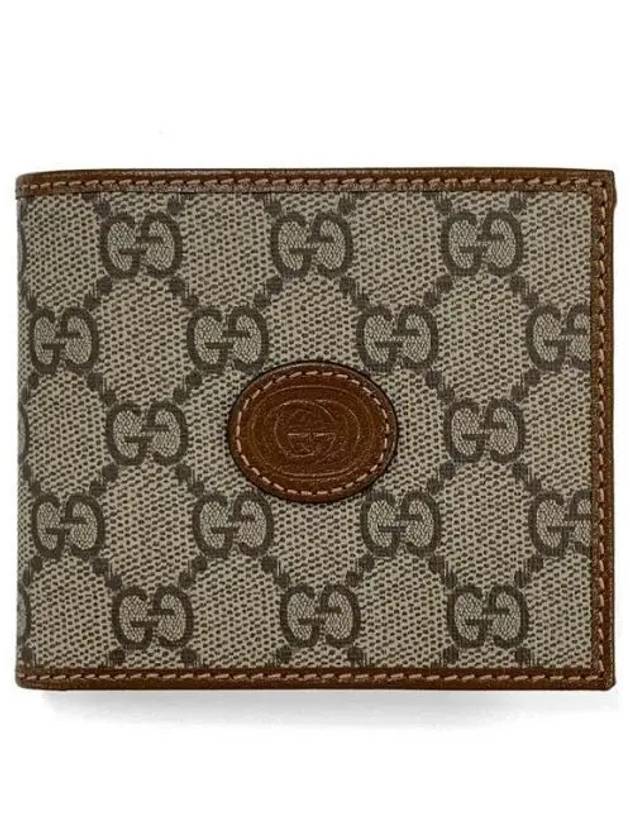 671652 92TCG Interlocking G Logo Supreme Half Wallet 270500 1103455 - GUCCI - BALAAN 1