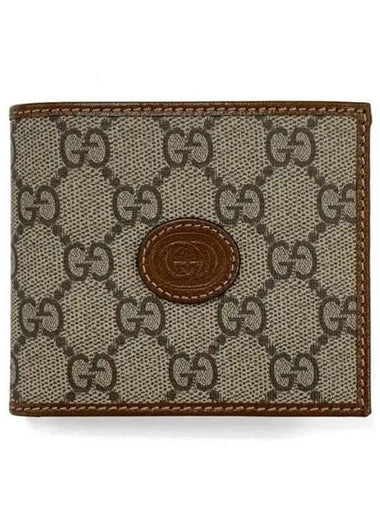 671652 92TCG Interlocking G Logo Supreme Half Wallet 270500 1103455 - GUCCI - BALAAN 1