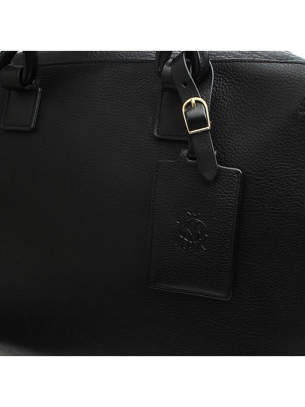 Black leather briefcase - DUNHILL - BALAAN 6