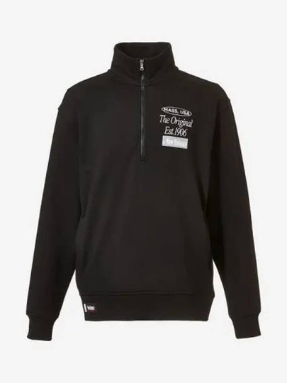 Uni Half Zip Sweatshirt 19 Black - NEW BALANCE - BALAAN 1