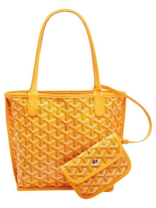 Anjou Mini Tote Bag Yellow - GOYARD - BALAAN 1