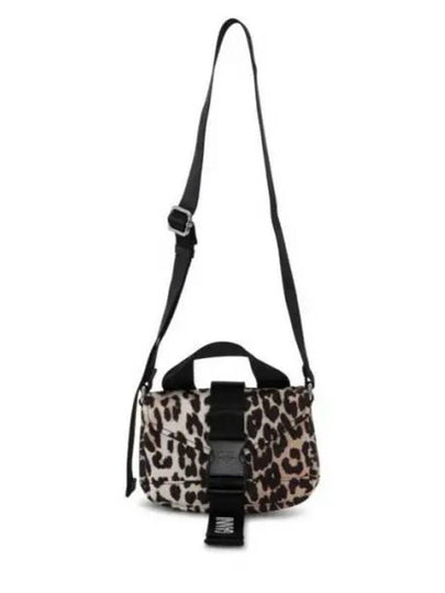 Leopard Print Tech Mini Cross Bag - GANNI - BALAAN 2