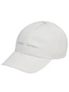 Logo Print Baseball Ball Cap White - BRUNELLO CUCINELLI - BALAAN 2