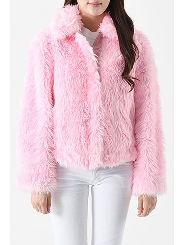 Short Fake Fur Pink - MSGM - BALAAN 3