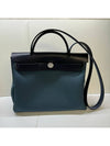 Herbag Zip 31 Verso Tote Bag Blue Indigo - HERMES - BALAAN 2