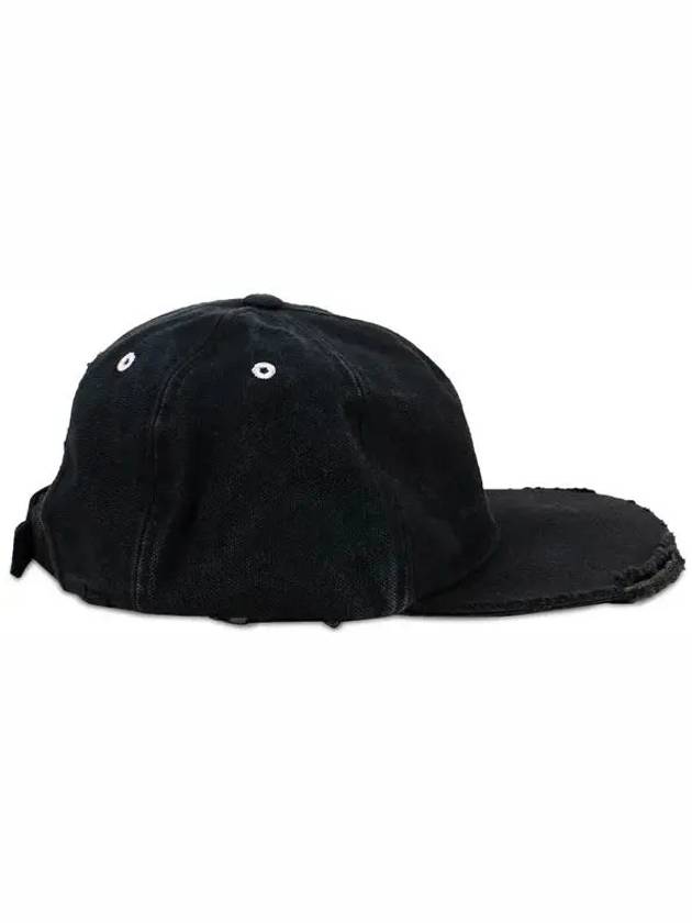 Logo Embroidery Ball Cap Black - OFF WHITE - BALAAN 3