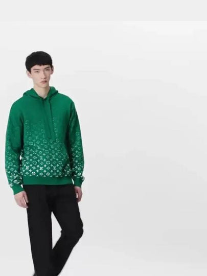 Monogram Gradient Cotton Hoodie Vert - LOUIS VUITTON - BALAAN 2