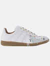 Men's Replica German Army Paint Low Top Sneakers White - MAISON MARGIELA - BALAAN 2