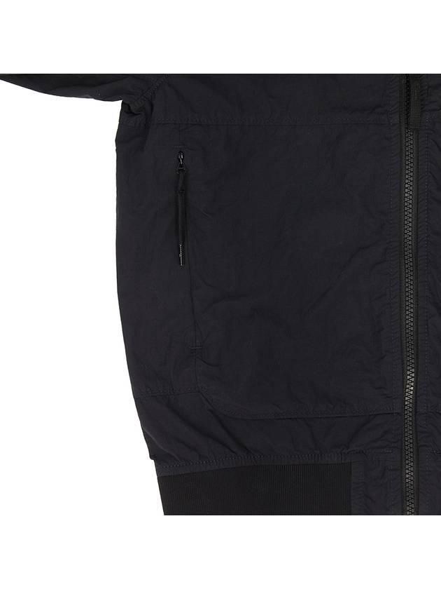 Kids Wappen Patch Wind Zip Up Hoodie Black - STONE ISLAND - BALAAN 10