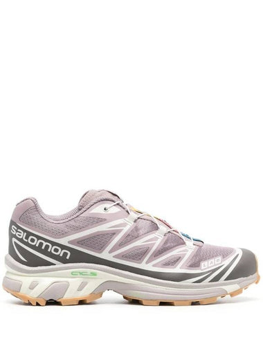 XT 6 Low Top Sneakers Quail Plum Kitten Vanilla Ice - SALOMON - BALAAN 1