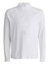 Men's Luxe Quarter Half Zip Layer Long Sleeve T-Shirt White - G/FORE - BALAAN 2