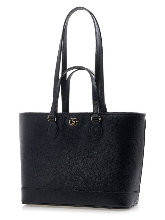 Ophidia Leather Tote Bag Black - GUCCI - BALAAN 3