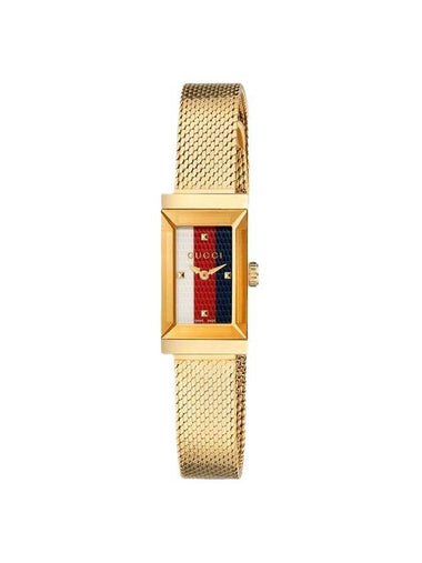 G Frame Mesh Watch Gold - GUCCI - BALAAN 1