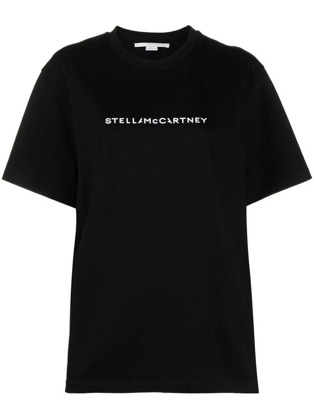 Logo Oversized Cotton T-Shirt - STELLA MCCARTNEY - BALAAN 1