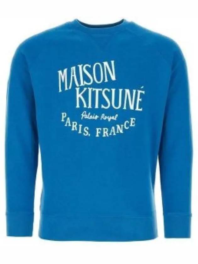 Palais Royal Logo Print Classic Sweatshirt Sapphire - MAISON KITSUNE - BALAAN 2