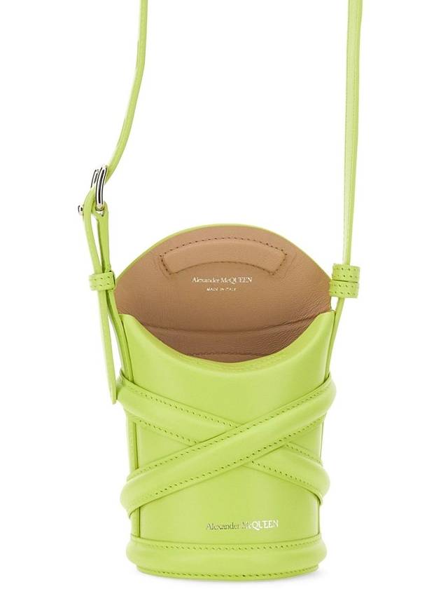 The Curve Mini Shoulder Bag Yellow - ALEXANDER MCQUEEN - BALAAN 4