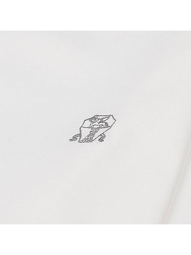 Logo Cotton Short-Sleeved T-Shirt White - BRUNELLO CUCINELLI - BALAAN 5