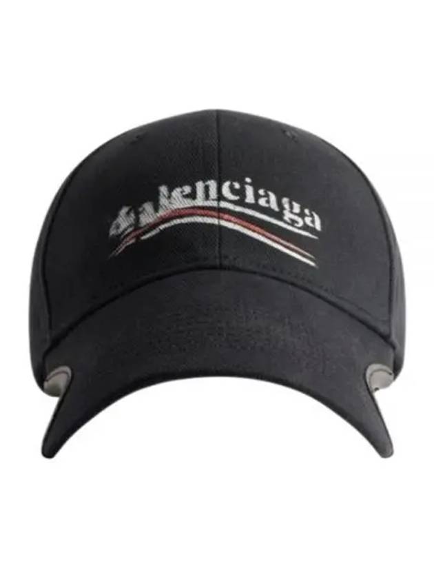 Political Stencil Ball Cap Black - BALENCIAGA - BALAAN 2