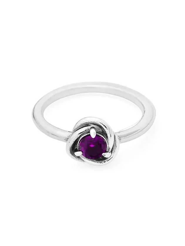 192993C02 Moment Purple Eternity Circle Silver Ring - PANDORA - BALAAN 1