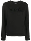 VPC Logo Sweatshirt Black - A.P.C. - BALAAN 2