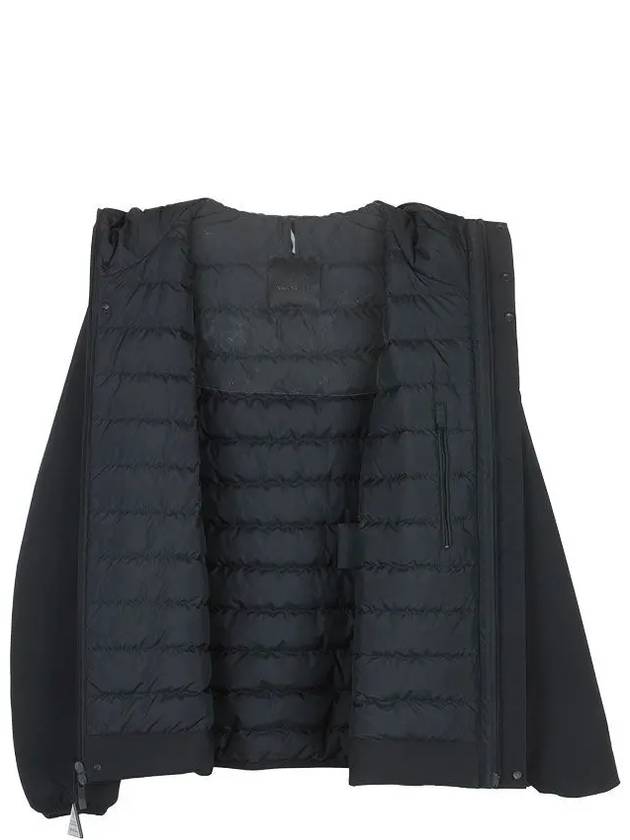 Men's Polset Short Down Hooded Padding Black - MONCLER - BALAAN 6