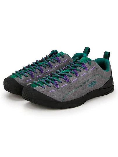 Jasper Suede Low Top Sneakers Steel Grey Aventurine - KEEN - BALAAN 2