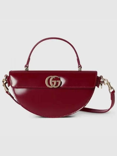 Half Moon Leather Mini Tote Bag Red - GUCCI - BALAAN 2