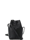 Gancini Mini Bucket Bag Black - SALVATORE FERRAGAMO - BALAAN 4