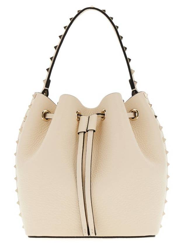 Rockstud Bucket Bag Ivory - VALENTINO - BALAAN 2