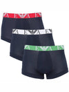 Men's Logo Band Briefs 3 Pack Set Navy - EMPORIO ARMANI - BALAAN 2