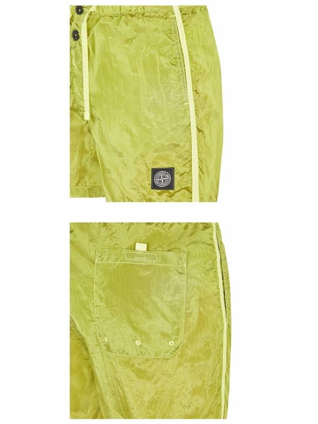 Men's Nylon Metal Swim Shorts Green - STONE ISLAND - BALAAN 6