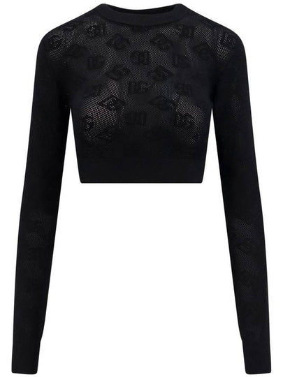 24 ss Viscose Mesh Top WITH All Over DG Logo FXX14TJFMALN0000 B0650987458 - DOLCE&GABBANA - BALAAN 2