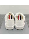 Women's Heritage Cotton Canvas Low Top Sneakers White - THOM BROWNE - BALAAN 7