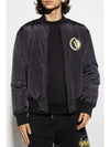 Chain Couture Reversible Bomber Jacket - VERSACE - BALAAN 4