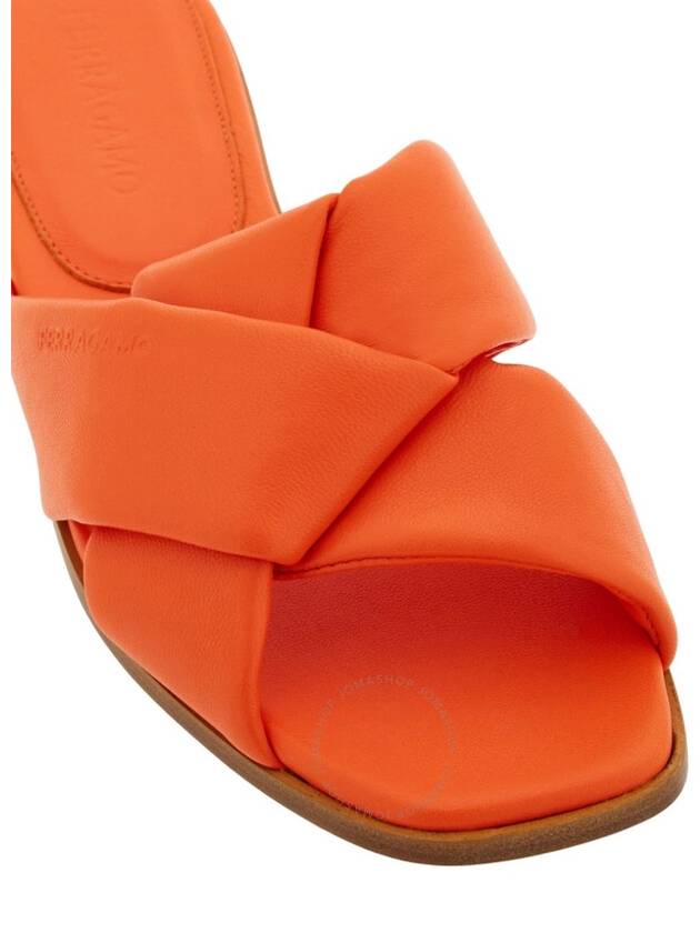 Salvatore Sandals 01F161771994009 P24 ORANGE - SALVATORE FERRAGAMO - BALAAN 4