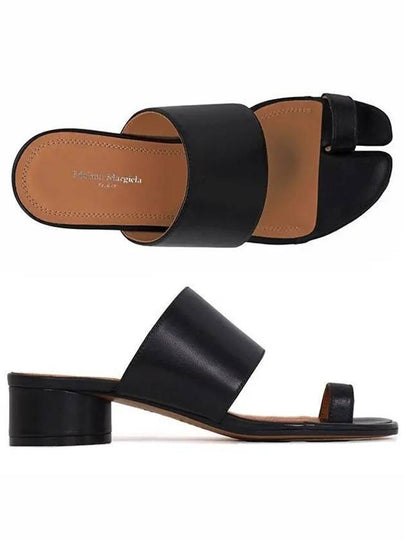 Women's Tabi Bold Strap Hanna Mule Black - MAISON MARGIELA - BALAAN 2