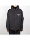 Granero Logo Hooded Jacket Black - MONCLER - BALAAN 3