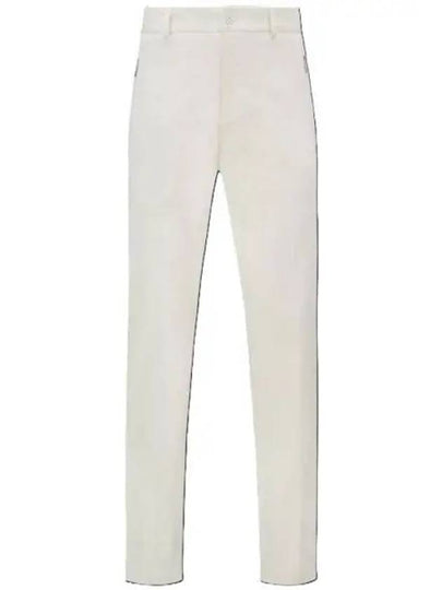 Gabardine Straight Pants White - MONCLER - BALAAN 2