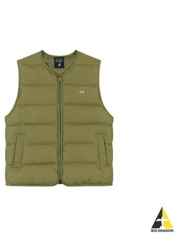 Austin Down Vest 6134 Khaki - KANGOL - BALAAN 1