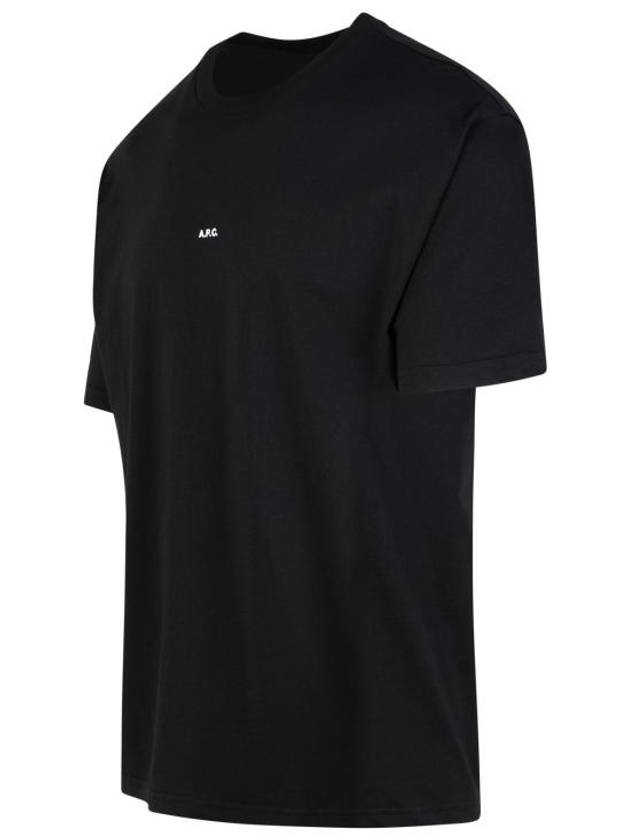 Micro Logo Short Sleeve T-Shirt Black - A.P.C. - BALAAN 3